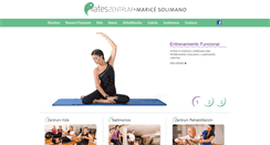 Desktop Screenshot of pilateszentrumperu.com