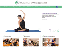 Tablet Screenshot of pilateszentrumperu.com